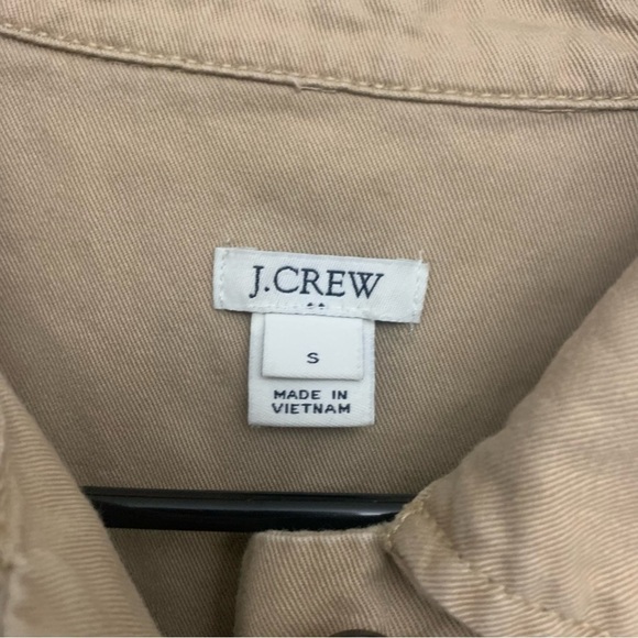 J. Crew Factory Women’s‎ Tan Khaki Military Utility Jacket Size Small - Picture 3 of 4